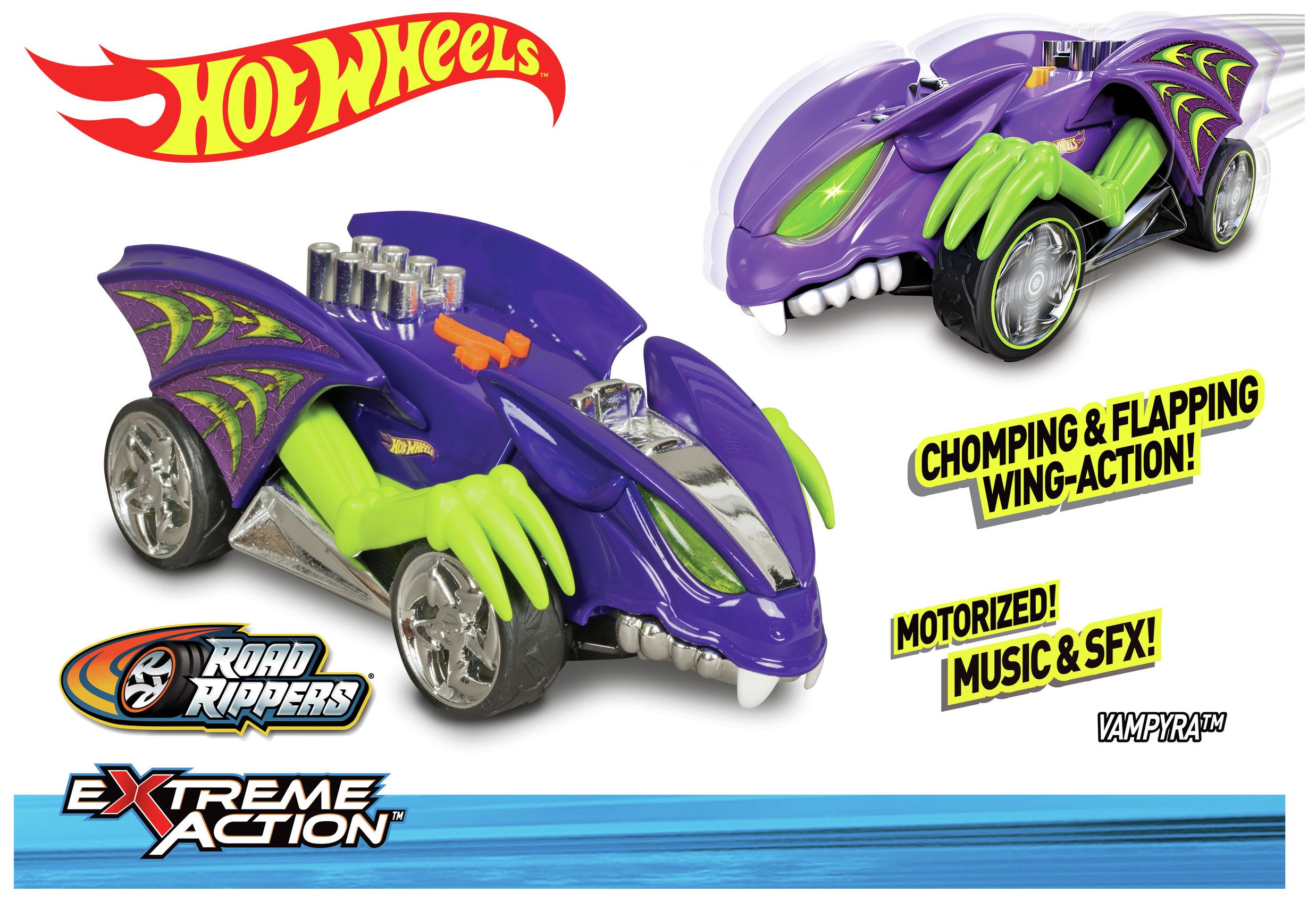 Hot Wheels Exteme Action Vampyra Car.