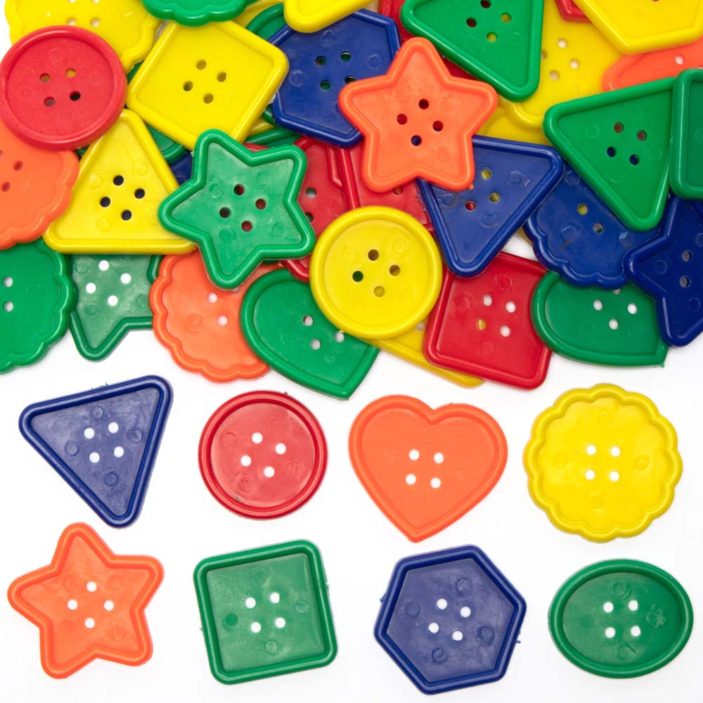 Jumbo Craft Buttons (Pack of 50)