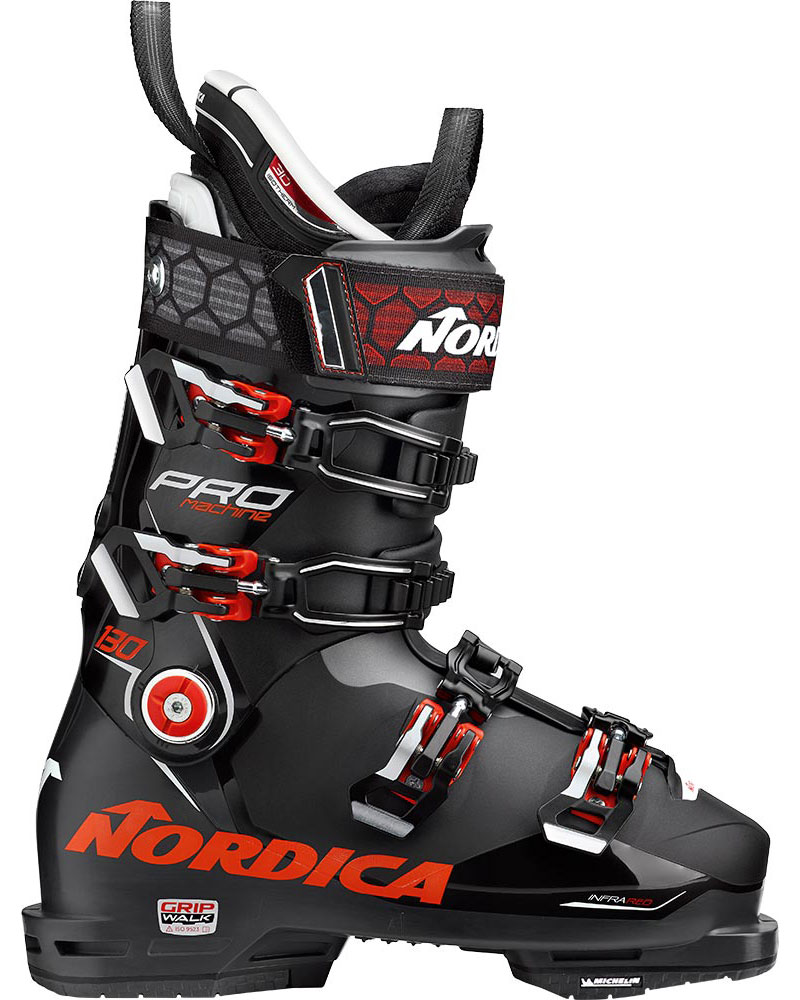 Nordica Pro Machine 130 Gripwalk Nero Rosso 2018/2019 Chaussures de ski homme