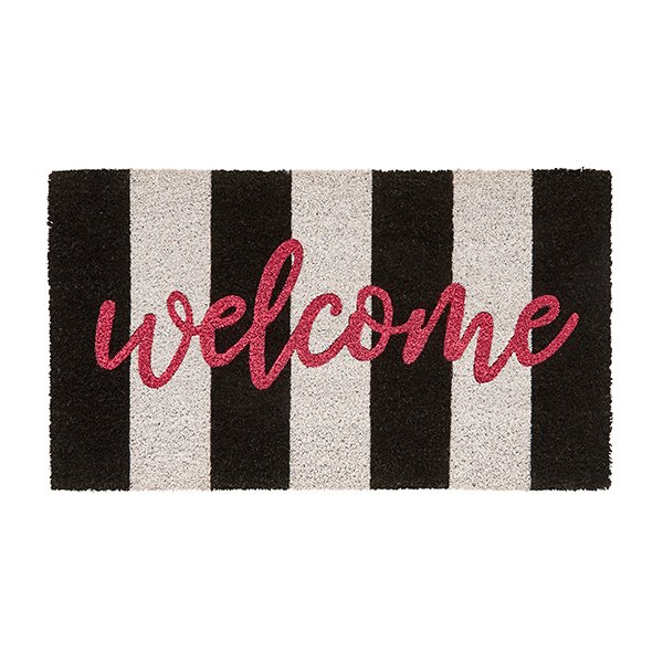 Joe Browns Welcome Mono Stripe Doormat 