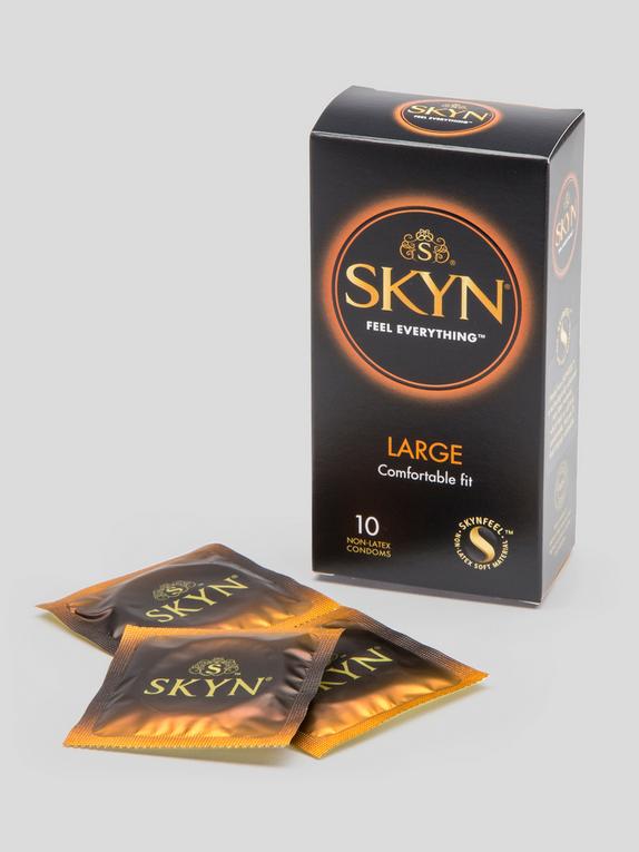 Condones Grandes Sin Látex SKYN de Mates (10 Unidades) | male | 13563