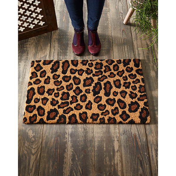 Joe Browns Lavish Leopard Print Doormat 64x45x15cm 
