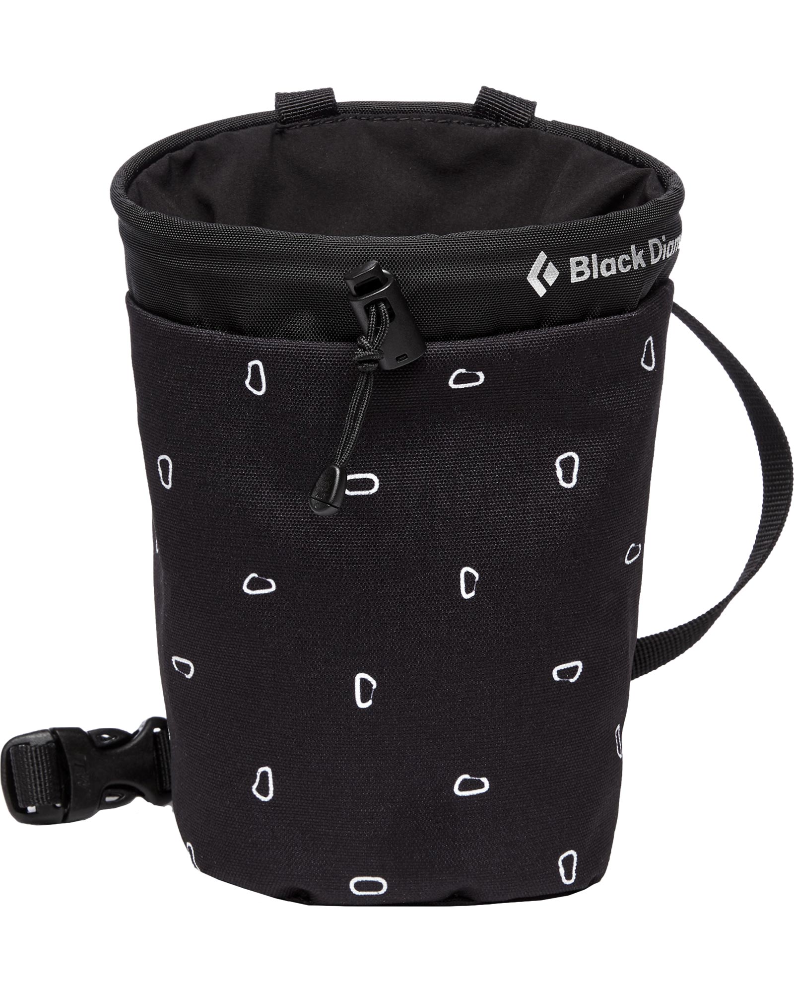 Black Diamond Gym Chalk Bag | M/L | Black Biner Print