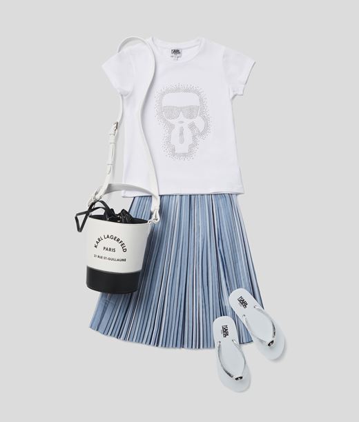 Karl Lagerfeld Jupe maxi en chambray