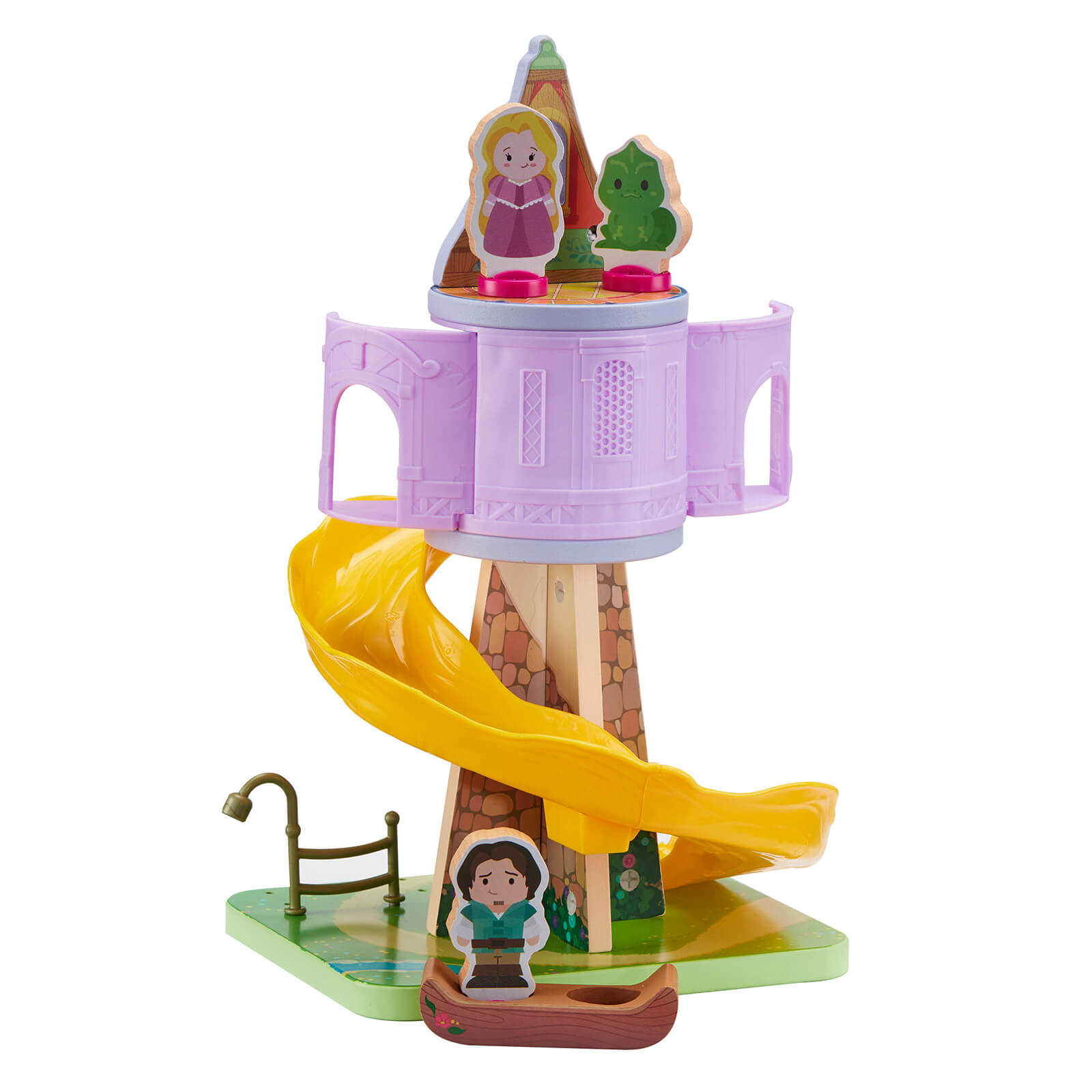 Disney Princess - Wooden Rapunzel's Tower and Figure Playset