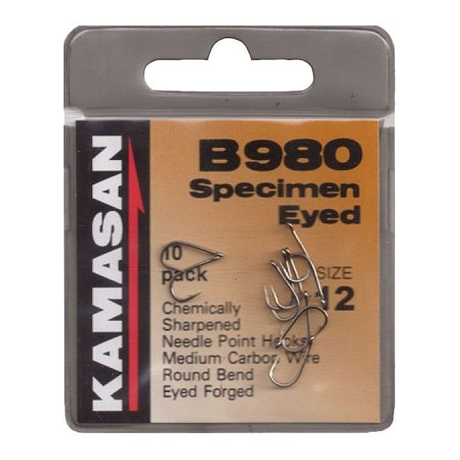 Kamasan B980 Specimen Eyed Hooks  | 14