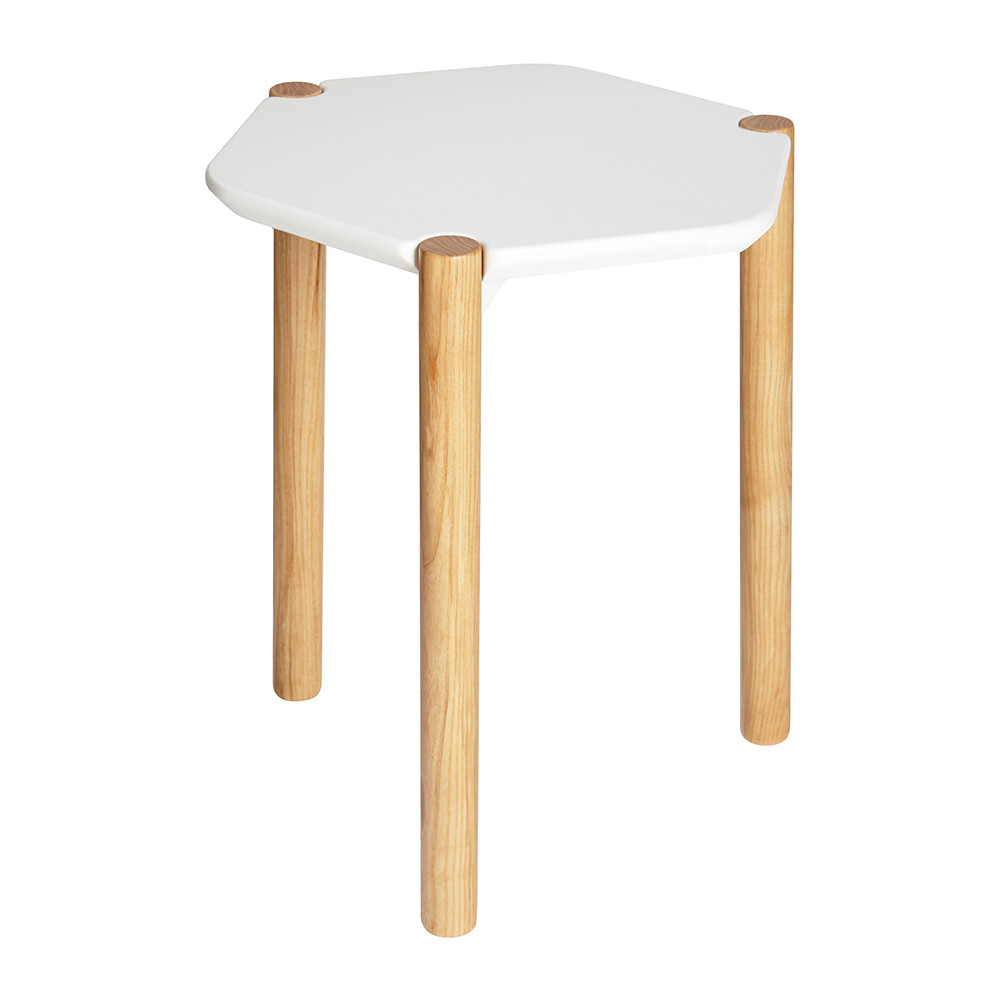 Umbra - Lexy Side Table - White/Natural