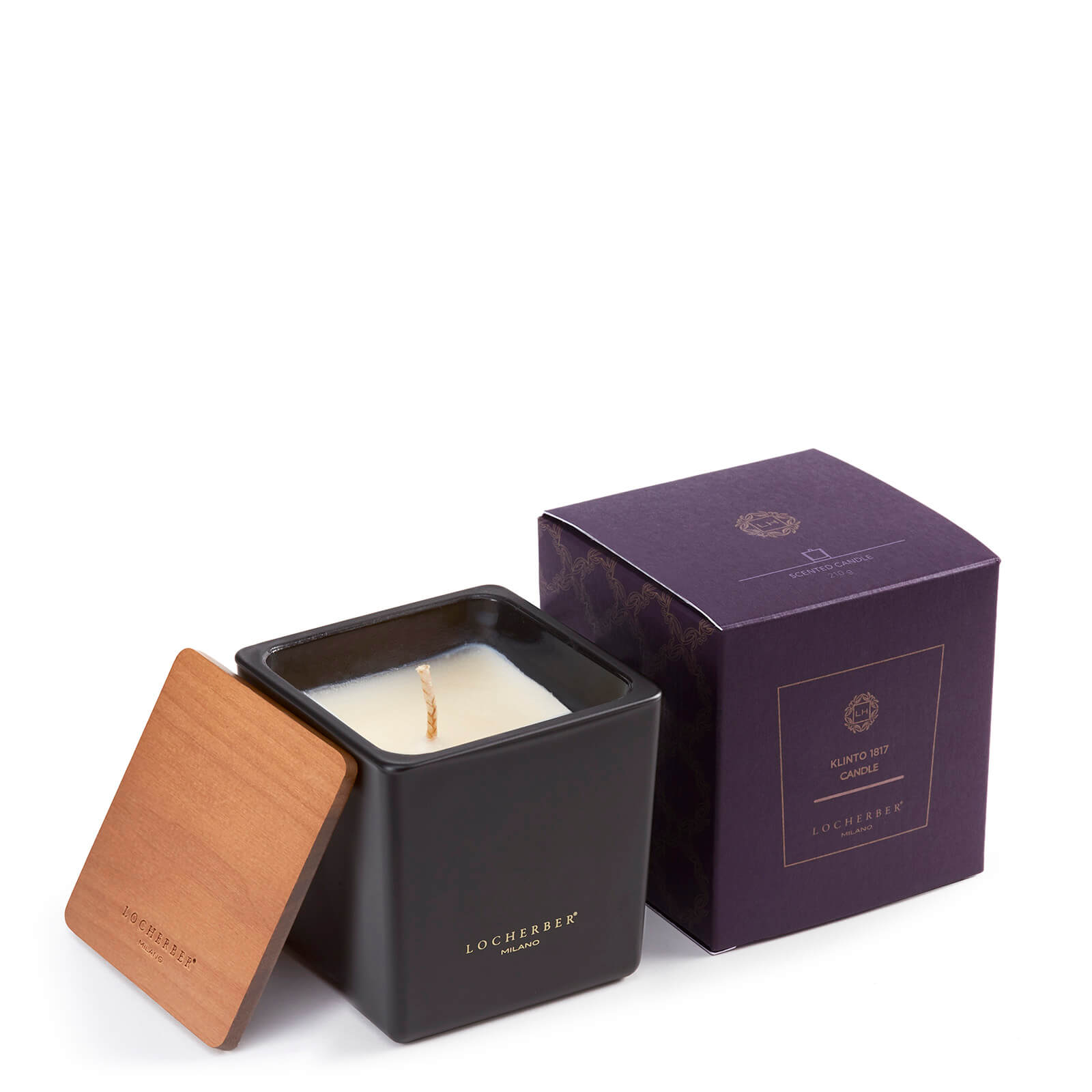 Locherber Milano - Bougie Klinto 1817 - Noir Mat - 210g