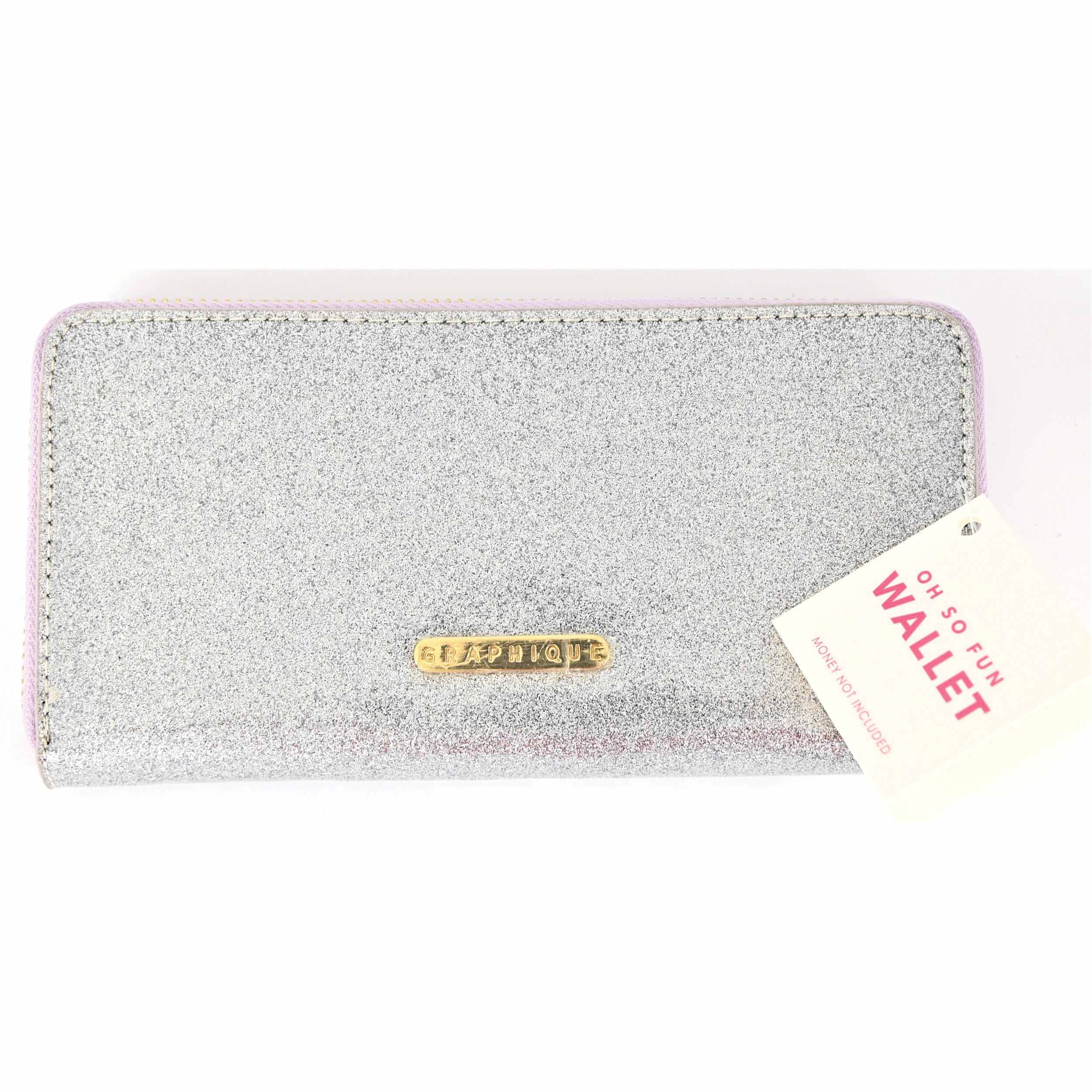 Silver Glitter Purse
