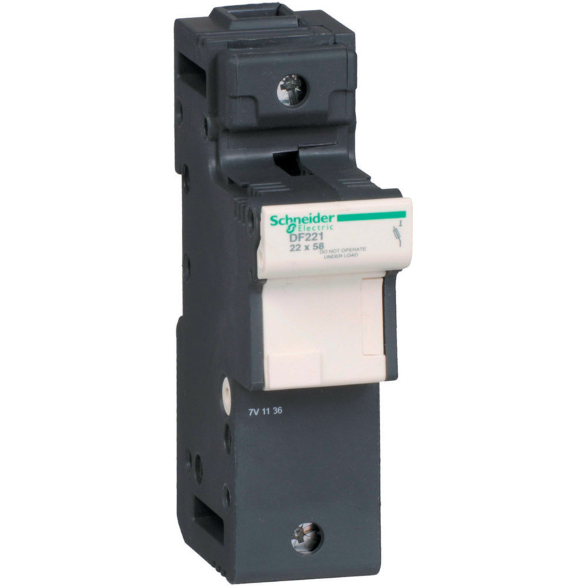 Schneider Electric DF221, Fuse Holder 1P 125A for Fuse 22 X