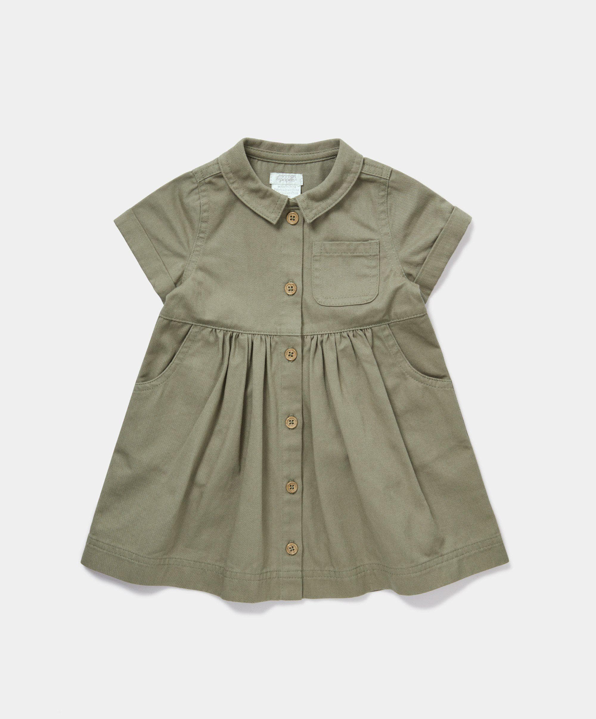 Twill Shirt Dress