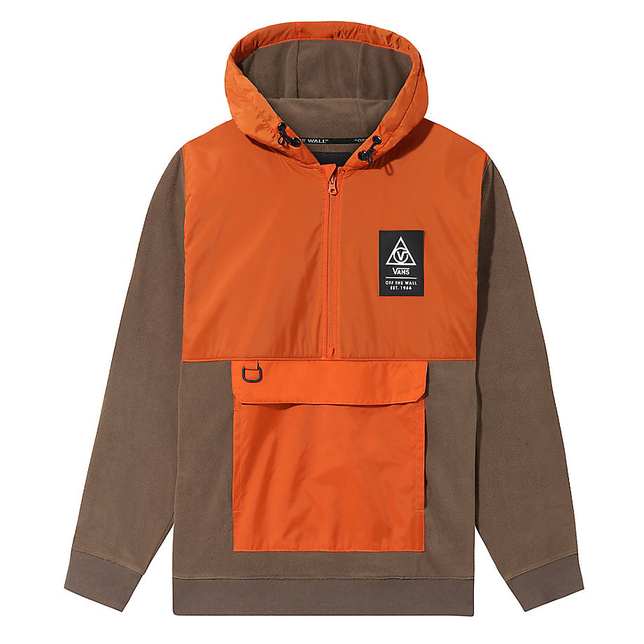Vans  66 Supply Polar Sweater (canteen-gold Flame) Heren Oranje, Maat L