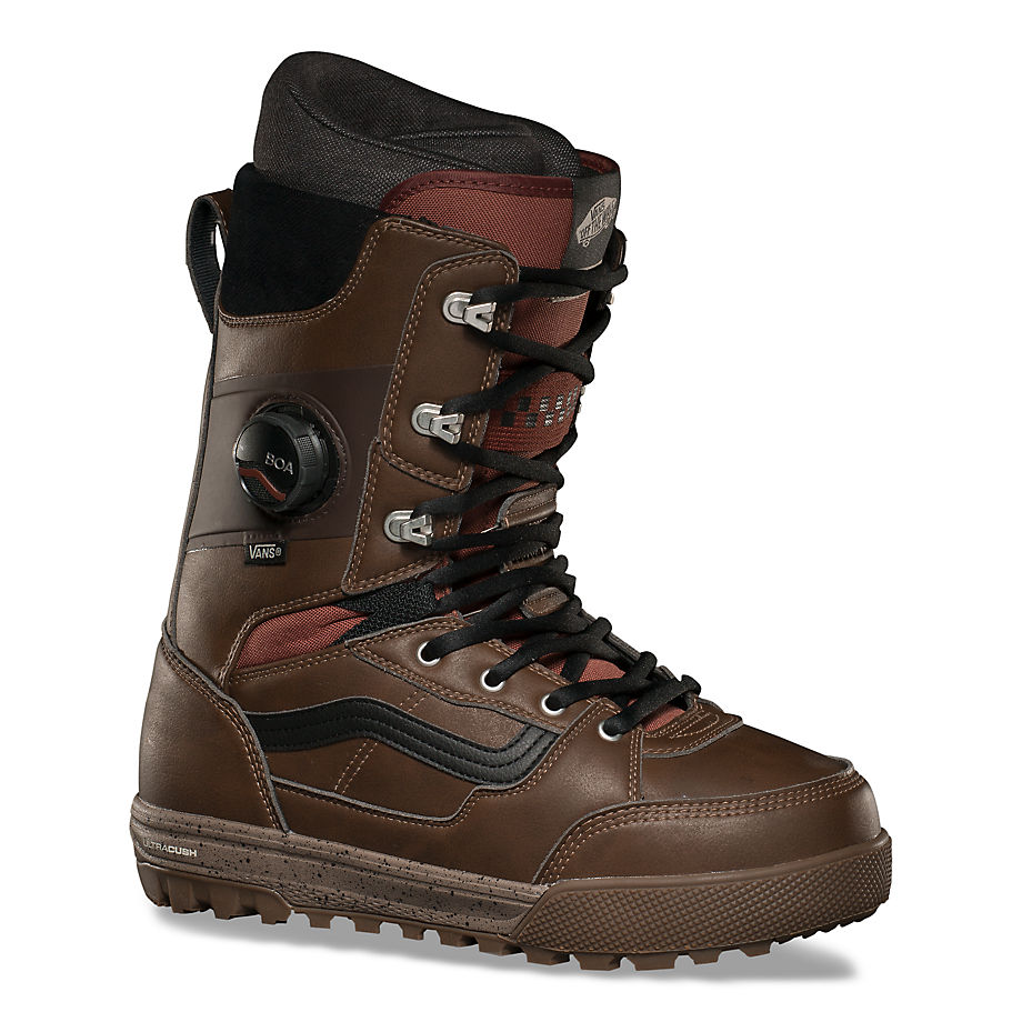 Vans  Botas De Snowboard Invado Pro Para Hombre (brown/red) Hombre Marrón, Talla 39