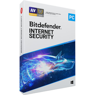 Bitdefender Internet Security 2021 - Licence 1 an - 1 poste