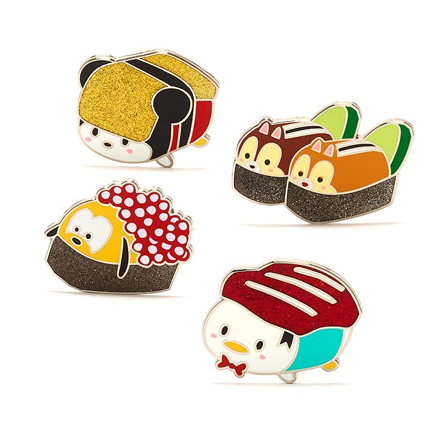 Disney Store Mickey and Friends Sushi Pin Set - From shopDisney