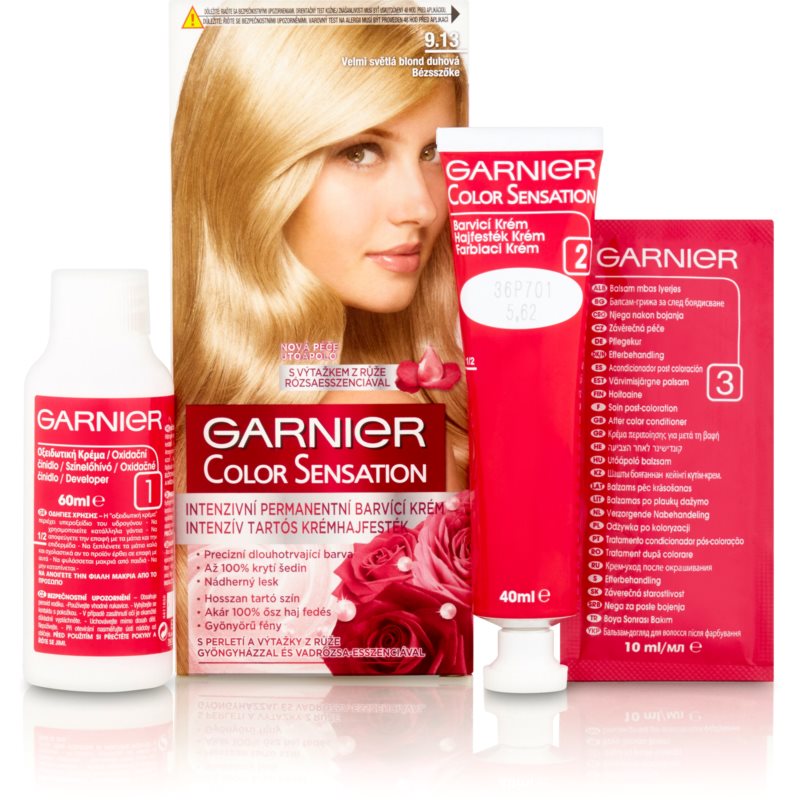 Garnier  Color Sensation tinta per capelli colore 9.13 Cristal Beige Blond