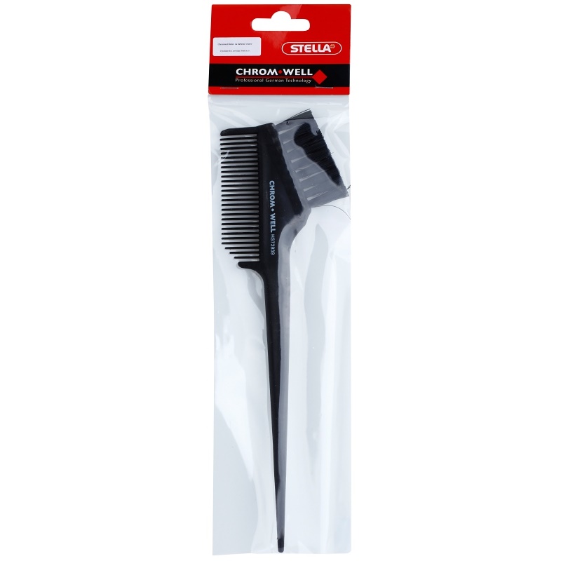 Chromwell  Accessories pennello per la tintura dei capelli con pettine