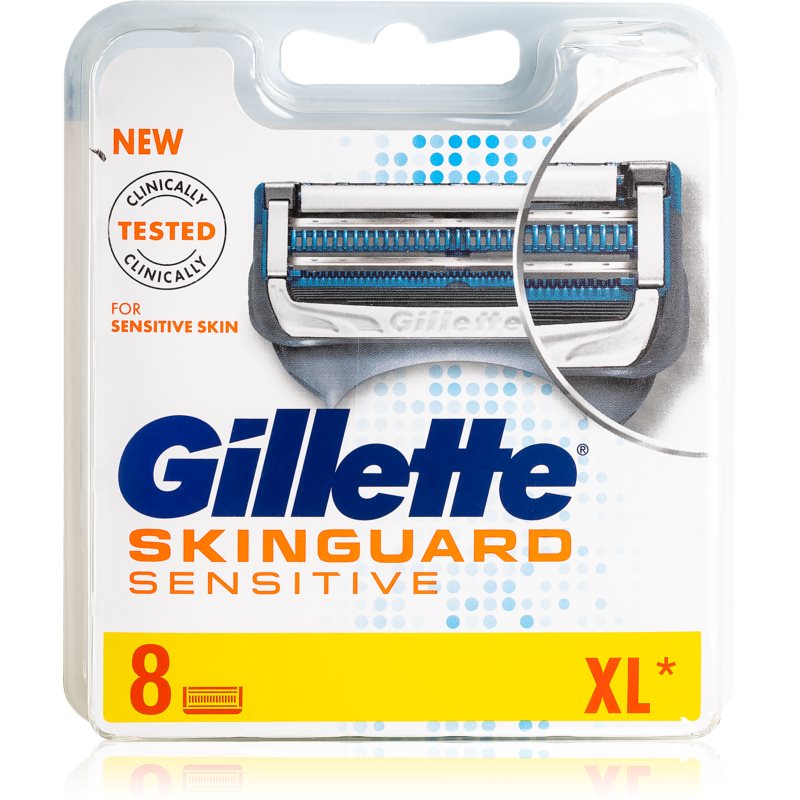 Gillette  Skinguard Sensitive testina di ricambio per pelli sensibili 8 pz