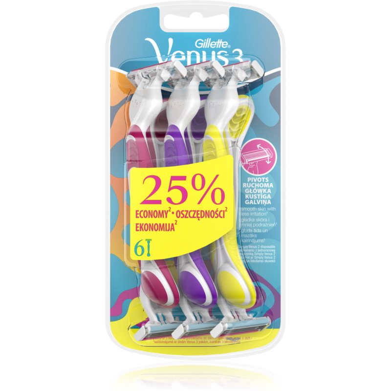 Gillette  Venus 3 rasoi monouso 6 pz