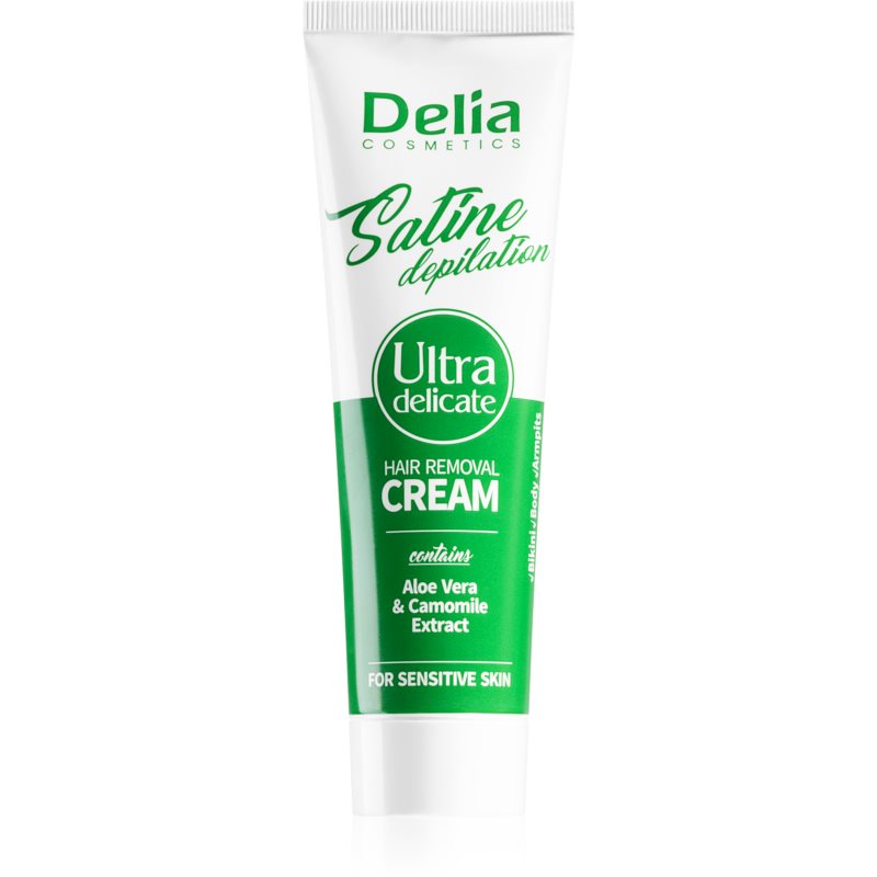 DELIA COSMETICS Satine Depilation Ultra-Delicate Hair Removal Cream for Sensitive Skin