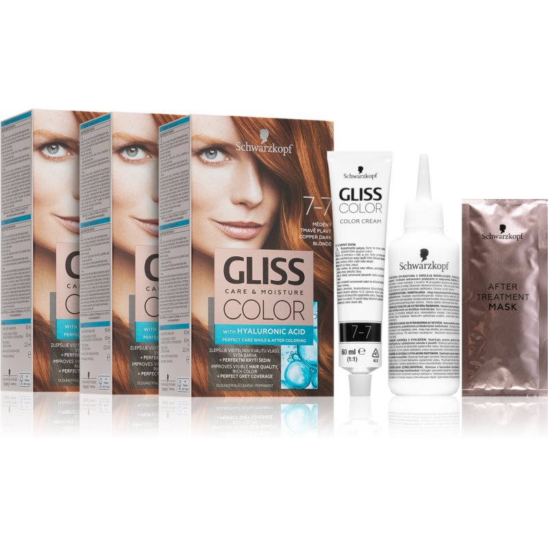 Schwarzkopf  Gliss Color tinta permanente per capelli (confezione conveniente) colore