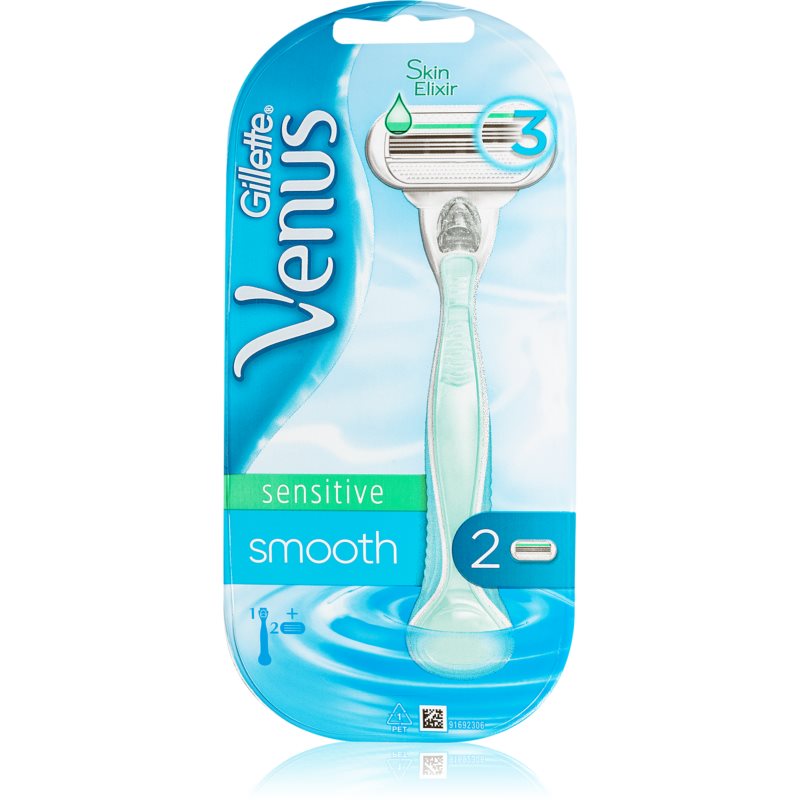 Gillette  Venus Sensitive Smooth rasoio + lame di ricambio 2 pz