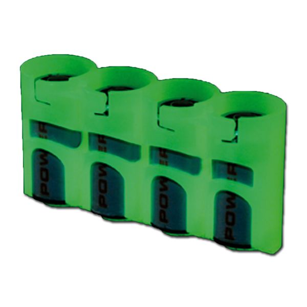  Batteriehalter Powerpax SlimLine 4 x CR123 nachleuchtend