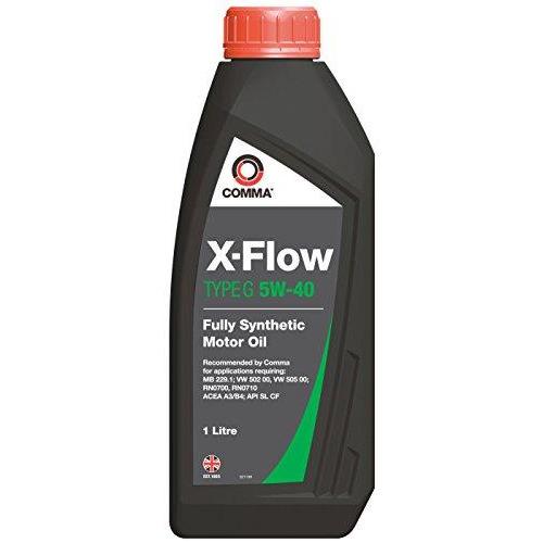 Comma Xfg1l 1l X-flow Type G Fully Synthetic 5w40 Motor Oil, Brand New