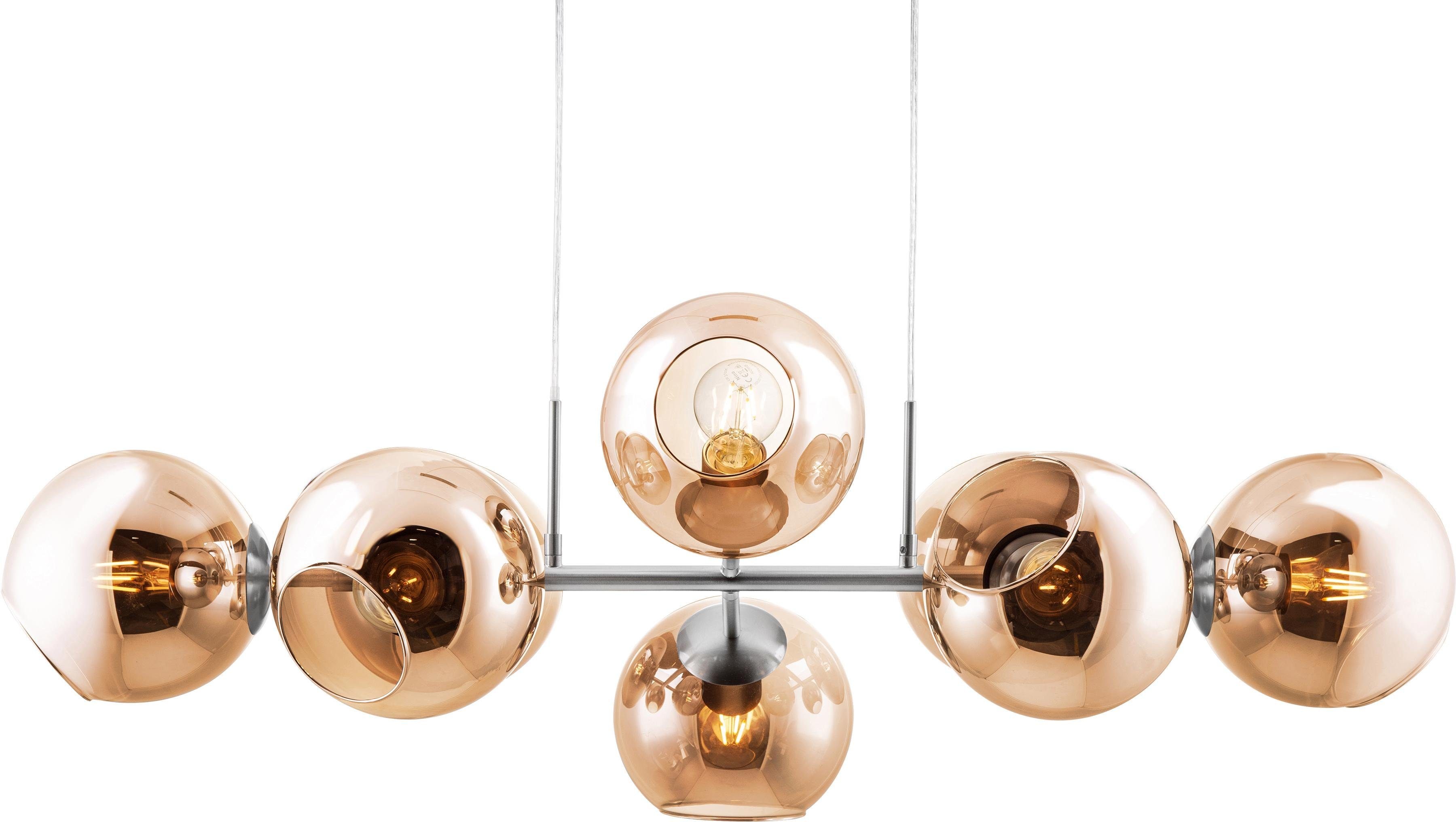 Nino Leuchten  LED Pendelleuchte Pilar, E27, 1 St., Warmweiß, LED Hängelampe, LED Hängeleuchte