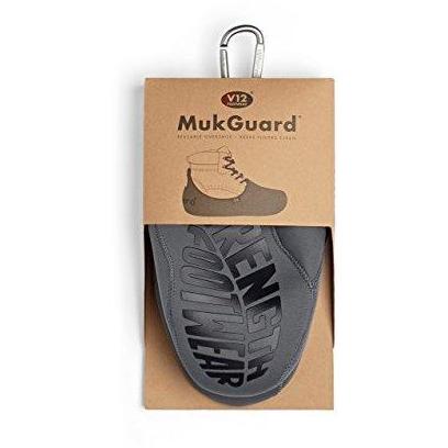 V12 Footwear V12 MukGuard, Reusable Slip Resistant Neoprene Overshoe, L (09/10), Grey, Very Good