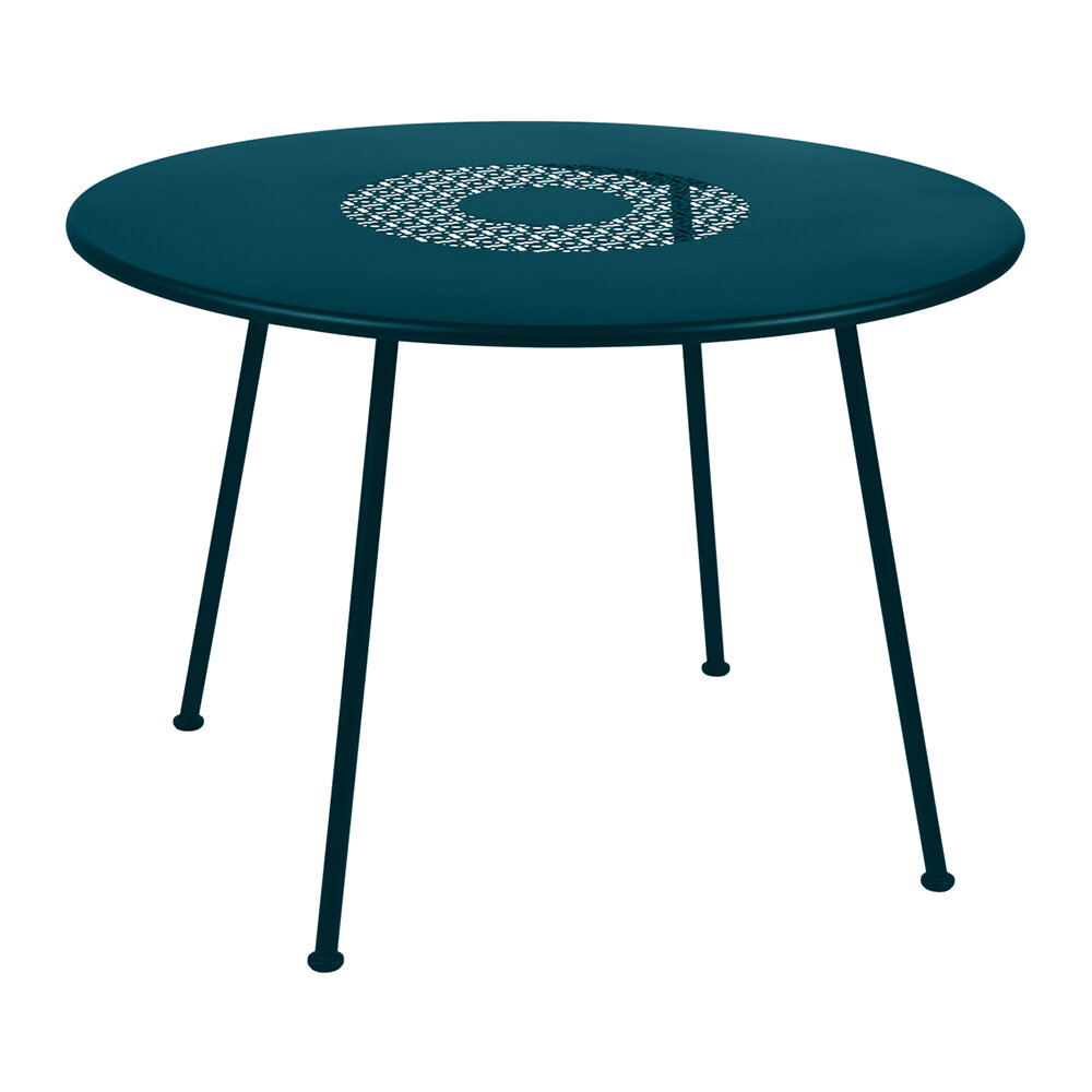 Fermob - Lorette Garden Table - 110cm - Acapulco Blue