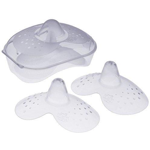 MAM Nipple Shields Size 1 (Pack of 2), Breast Shields with Sterilisable Travel Case, Breast Protectors to Support and Enhance Breastfeeding, Very Good