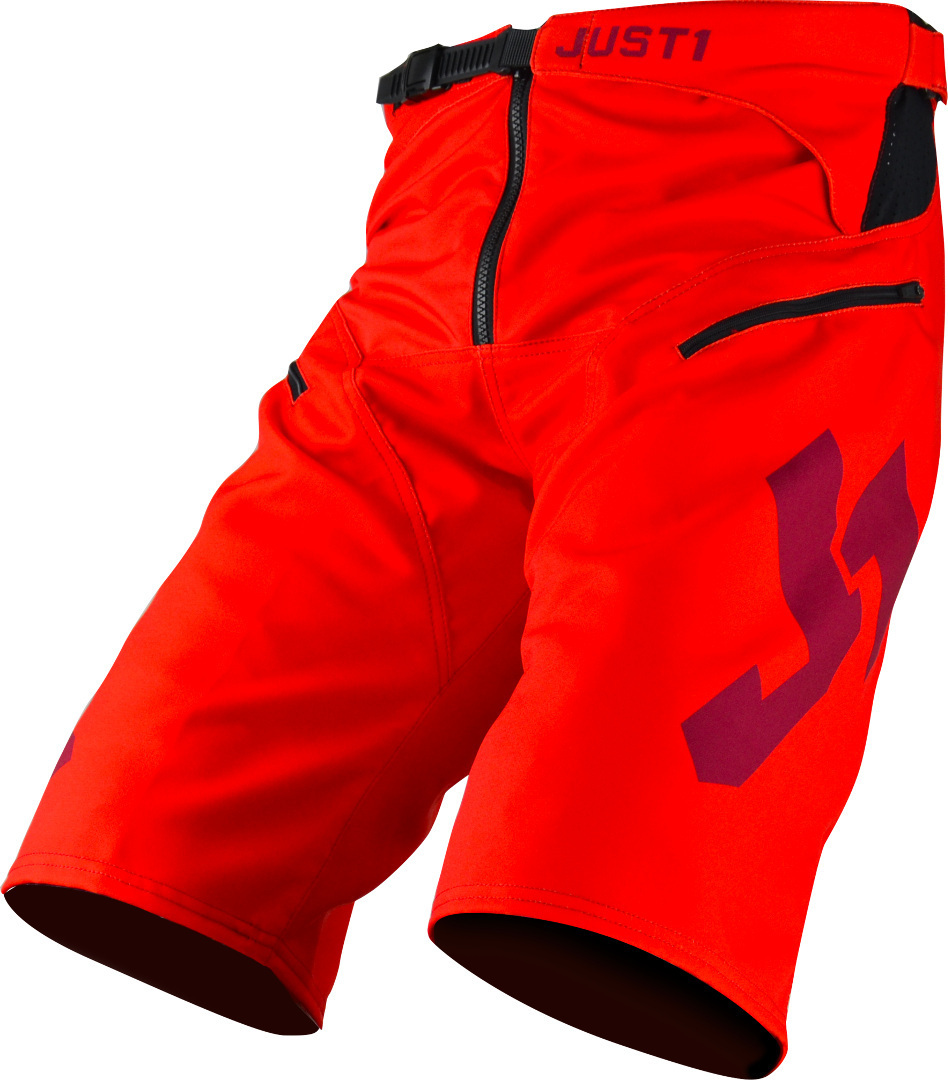8253 Just1 J-Flex Pantaloncini per biciclette, rosso, dimensione 28