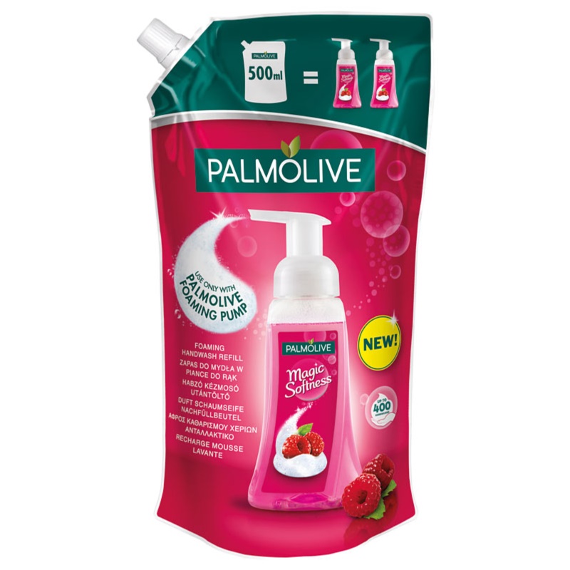 Palmolive  Magic Softness Raspberry schiuma detergente mani ricarica 500 ml
