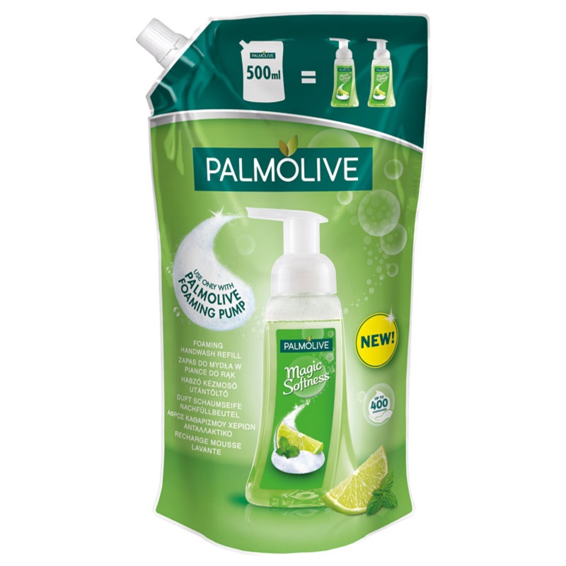 Palmolive  Magic Softness Lime & Mint schiuma detergente mani ricarica 500 ml