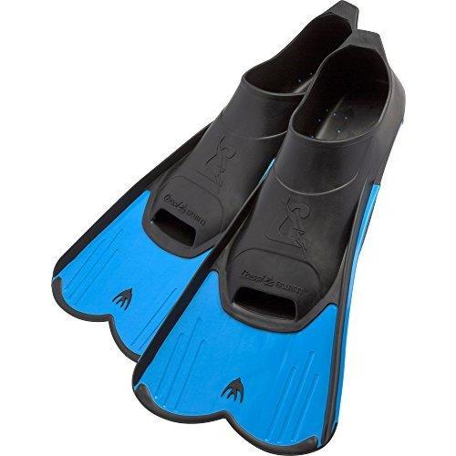 Cressi Light Men's Short Swimming Fins, Blue (Blau), 5.5/6.5 UK (39/40 EU), Very Good