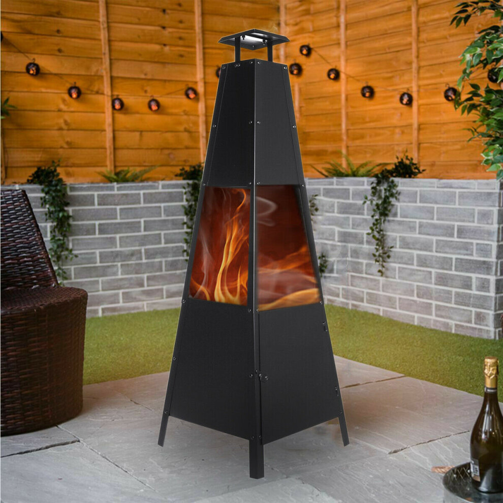 Unbranded Chiminea Patio Heater | Large Fire Pit