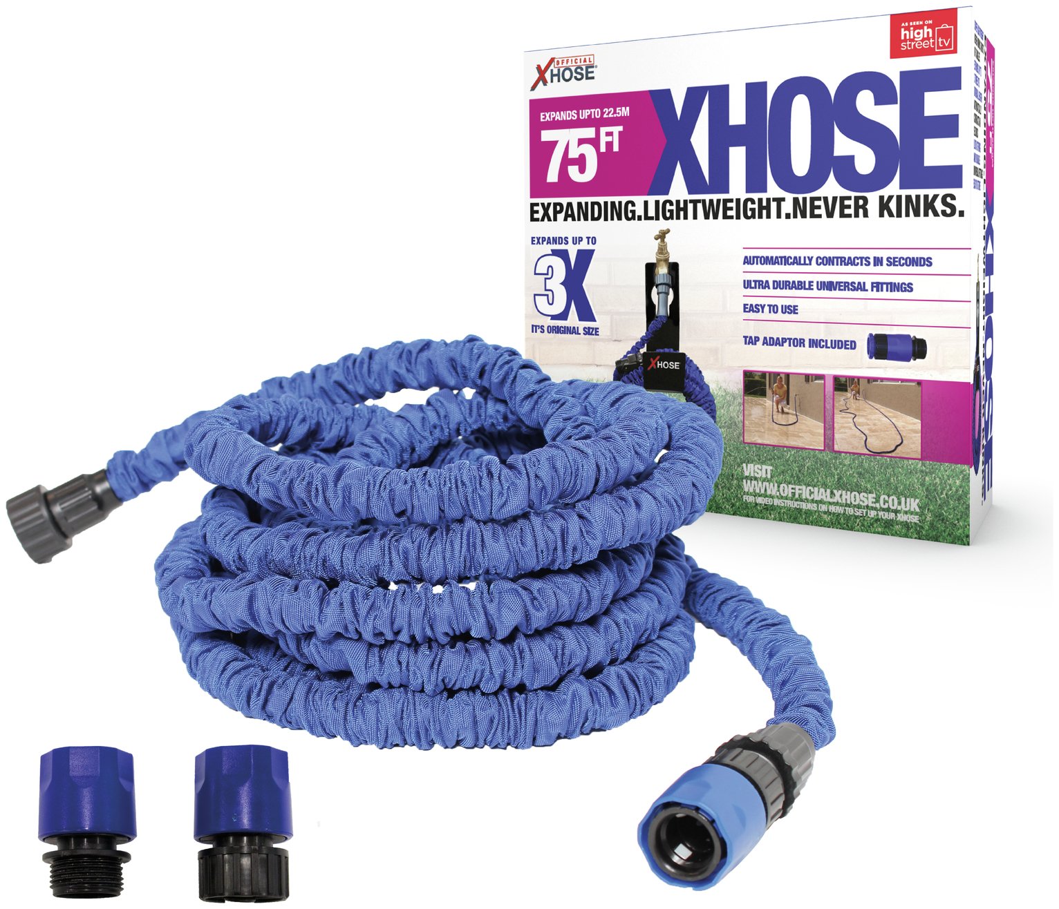 Garden Hoses Genie Ping Xhose Expandable Hose 75ft At Argos