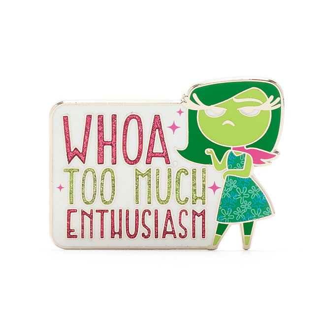 Disney Store Pixar Disgust Pin, Inside Out - From shopDisney
