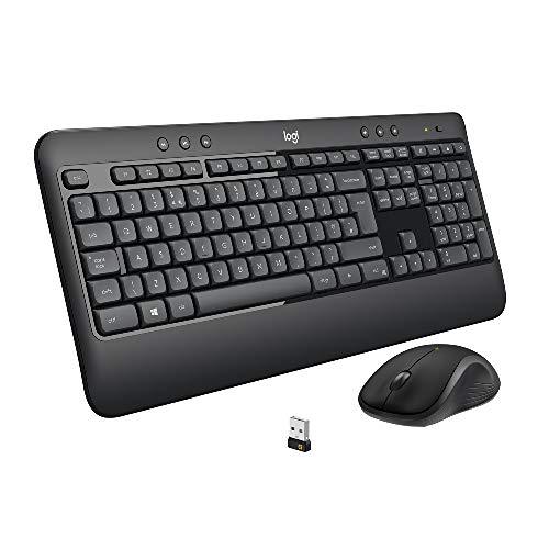 Logitech MK540 Wireless Keyboard and Mouse Combo for Windows, 2.4 GHz, Like New
