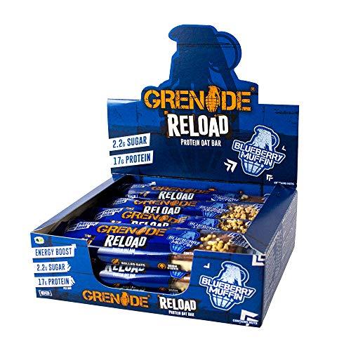 Grenade Reload Protein Oat Bar 12x70g Blueberry Muffin