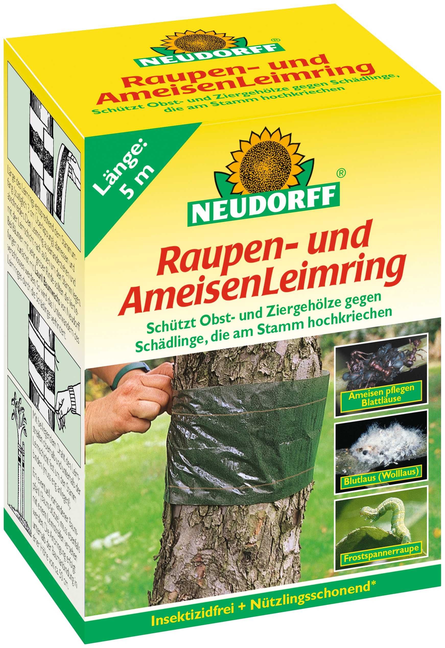 Neudorff  Klebefalle Raupen-und Ameisen Leimring, 5 m