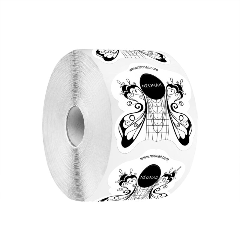 Neonail Nail Forms Butterfly Stencils for Gel and Acrylic Nails 500 pc