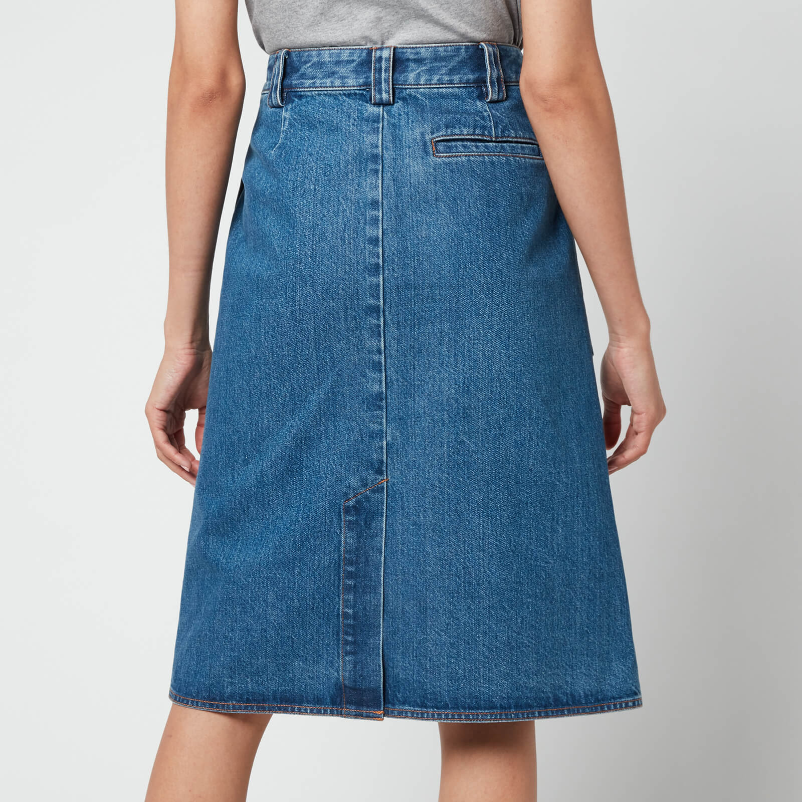 A.P.C. Women's Nevada Denim Skirt - Blue - FR 34/UK 6