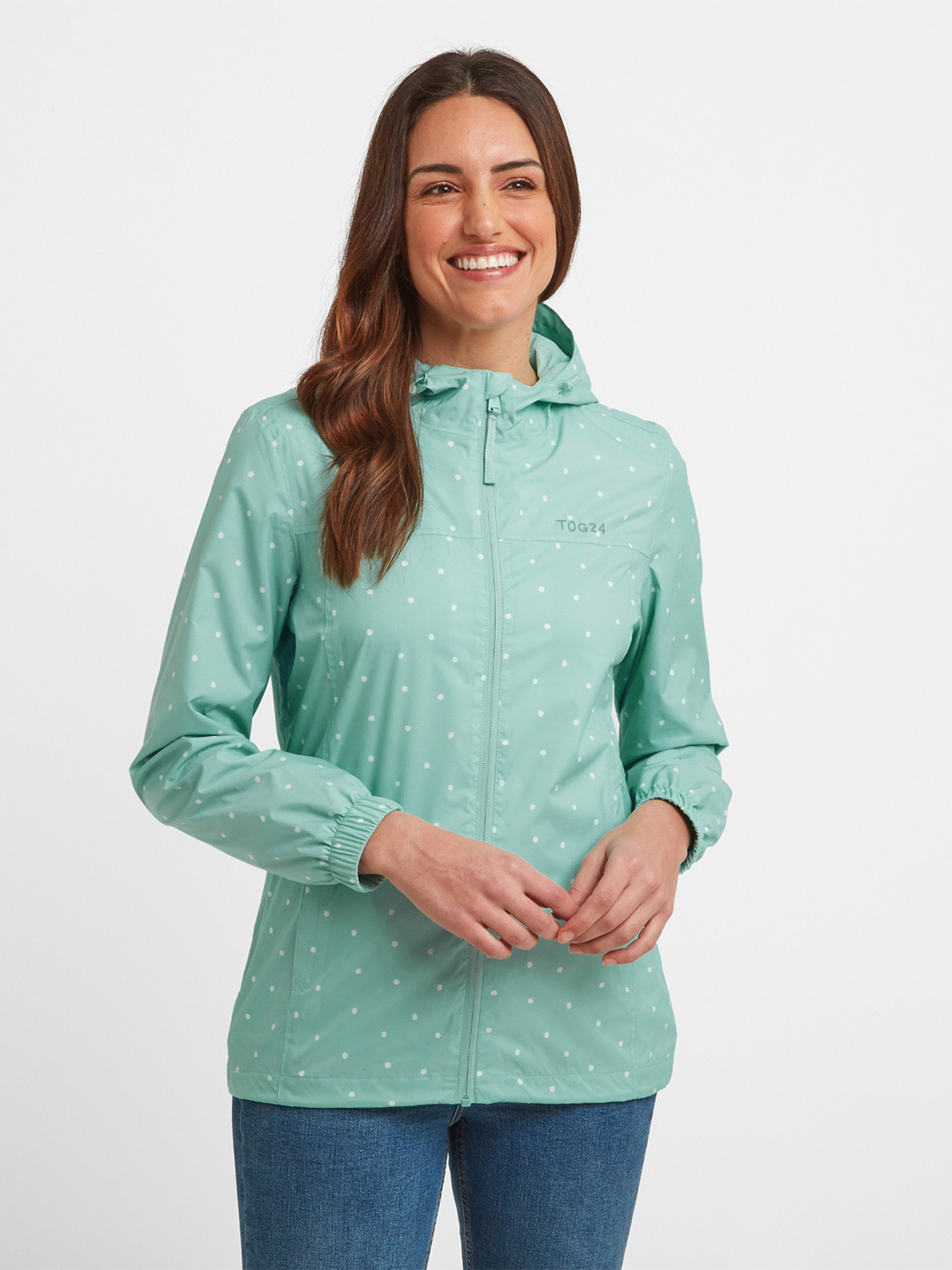 Tog24 Womens Craven Waterproof Packaway Jacket Blue | 10