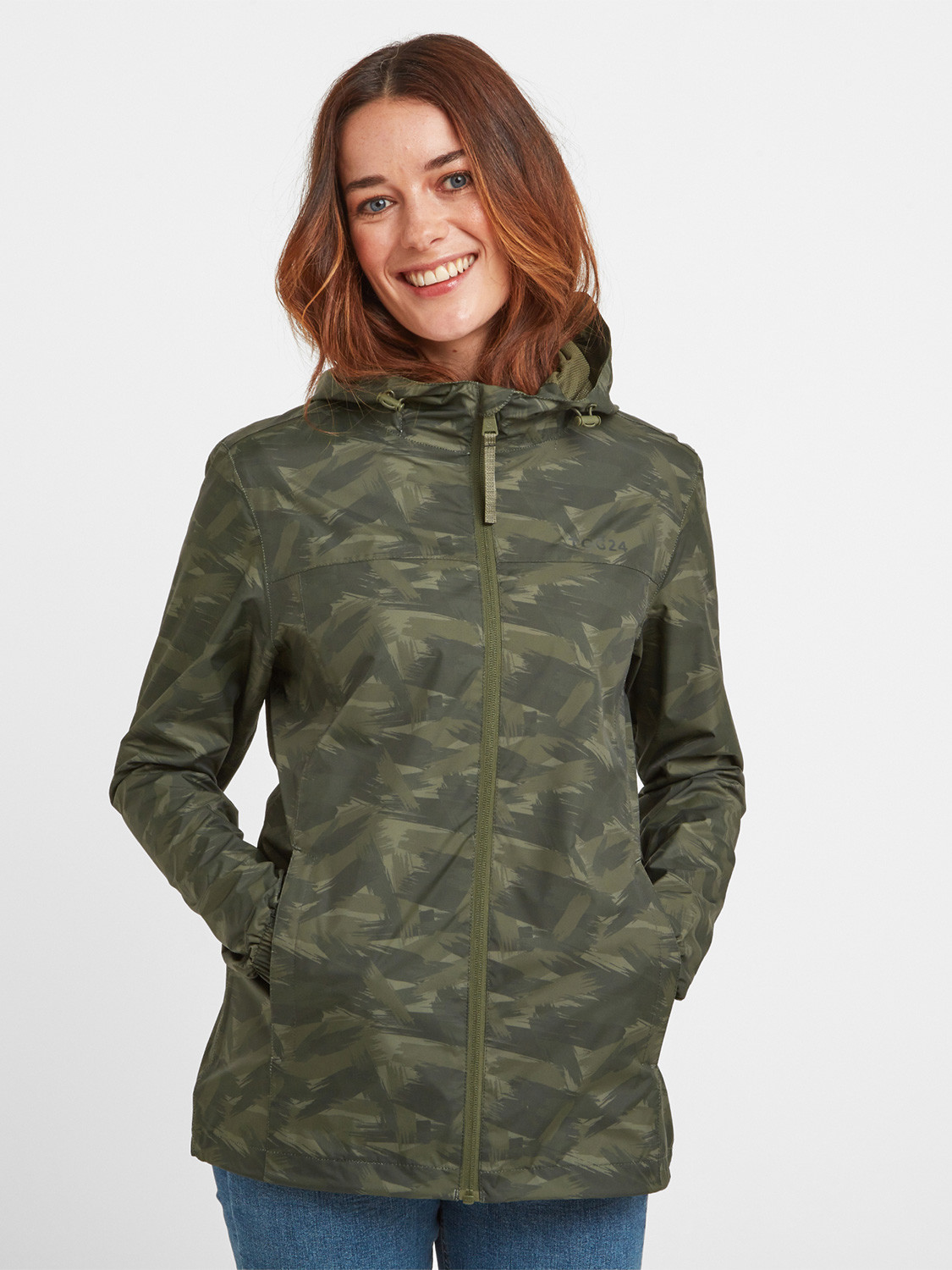 Tog24 Womens Craven Waterproof Packaway Jacket Green | 10