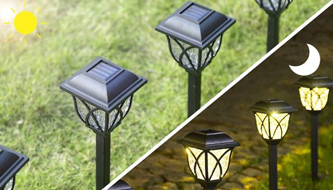 Spezzee LED Waterproof Solar Lanterns - 2 or 6