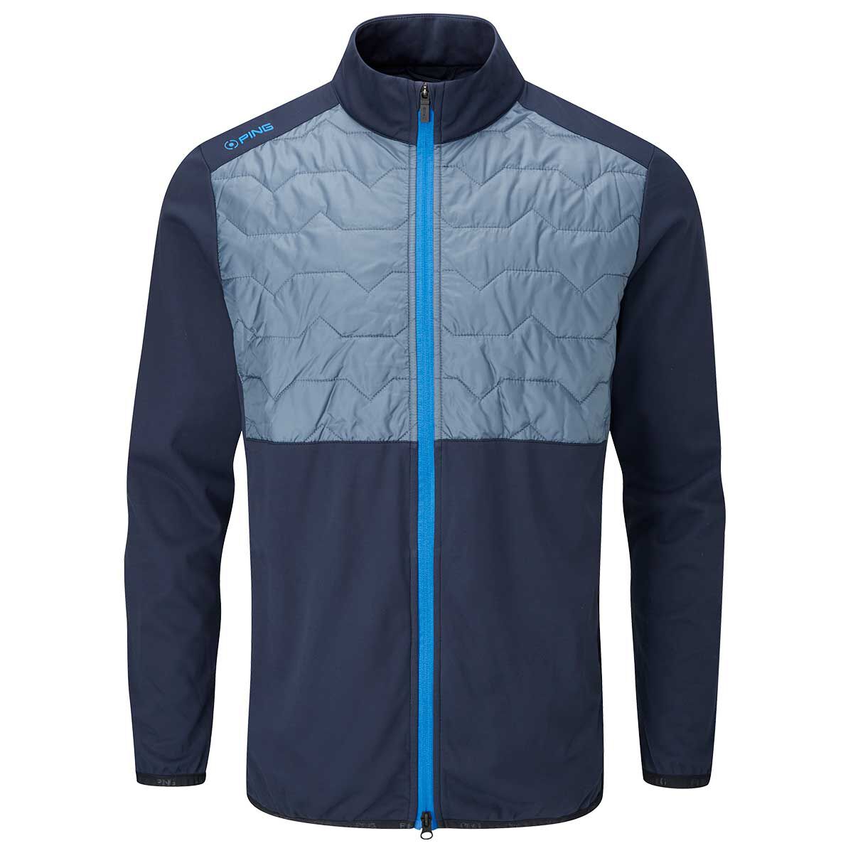 PING Norse S2 Zoned Golf Jacket, Mens, Medium, Oxford blue/greystone  | American Golf