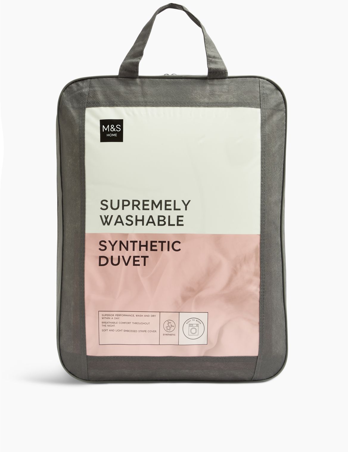 Supremely Washable 7.5 Tog Duvet white