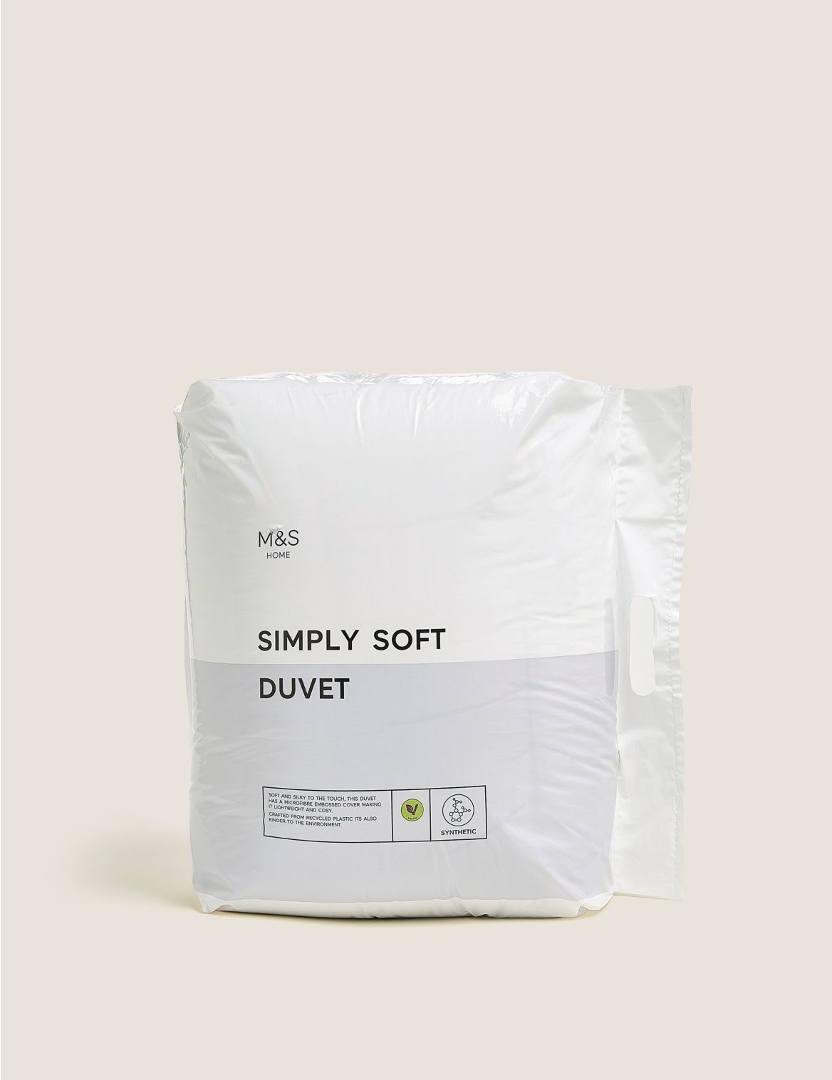 Simply Soft 13.5 Tog All Seasons Duvet white